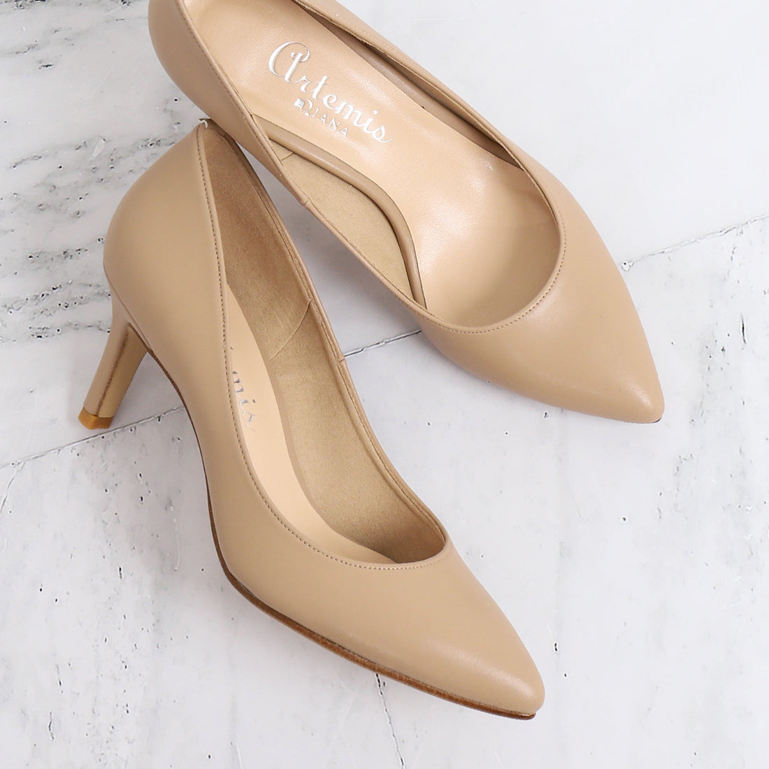 Artemis by Diana pointed plain pumps