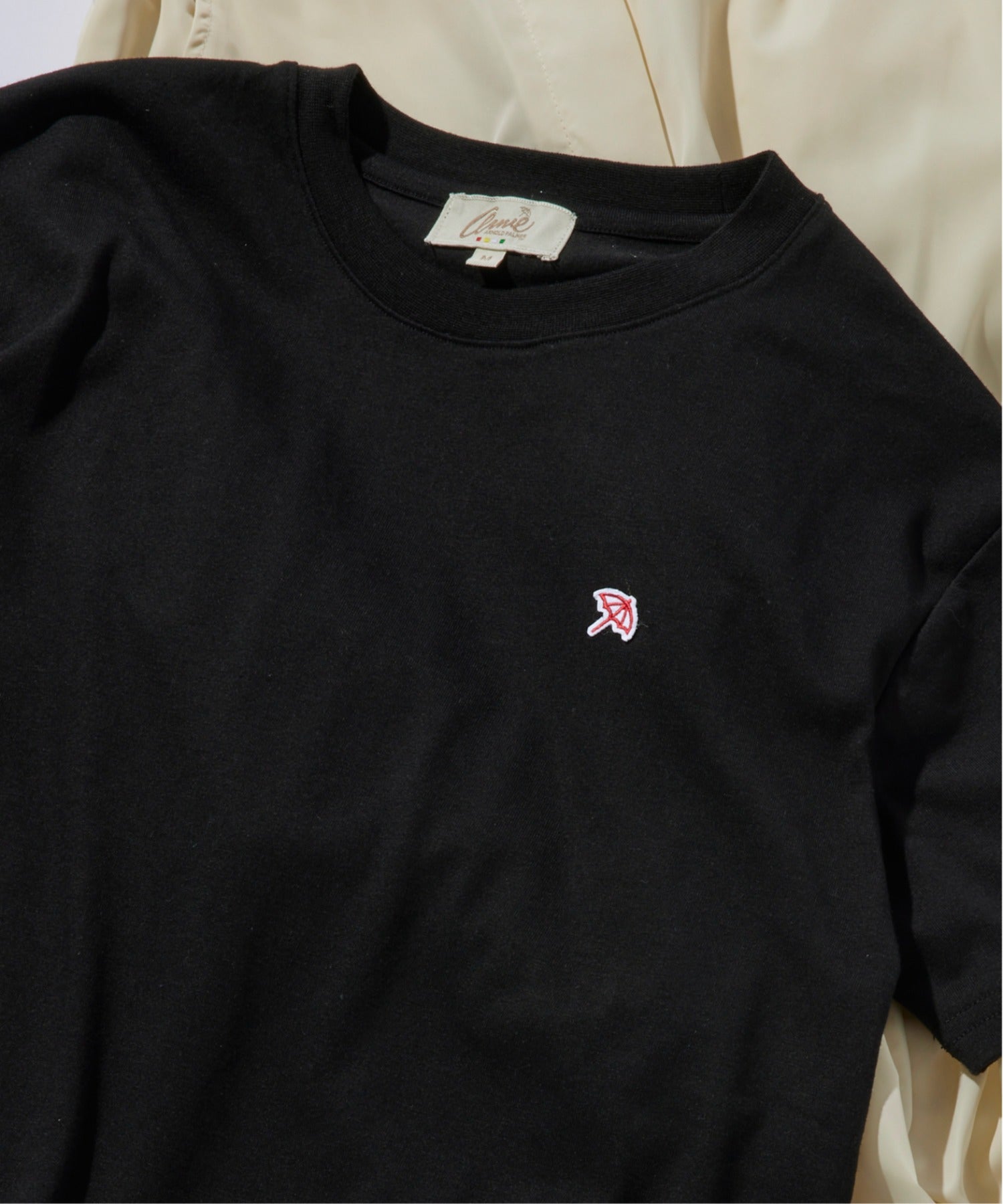 アーニーアーノルドパーマー arnie arnold palmer 6051980 T/C天竺フェルト刺繍Tシャツ （ブラック） ブラック