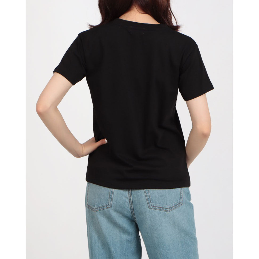 アーニーアーノルドパーマー arnie arnold palmer 6051980 T/C天竺フェルト刺繍Tシャツ （ブラック） ブラック
