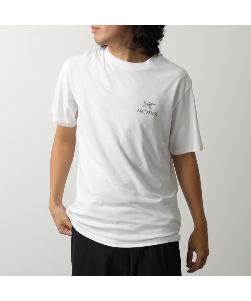 ARC'TERYX ホワイト ポロシャツ S/P Arc'teryx ARC'TERYX ARCTERYX T-shirt Kragg SL Cotton Bird Word SS M X0