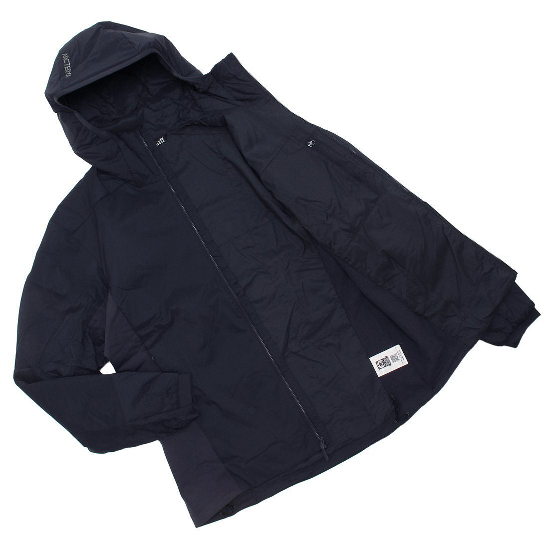 アークテリクス ARC'TERYX ブルゾン ATOM HOODY アトムフーディ 撥水 ネイビー メンズ ARC'TERYX X000009556 BLKSA （BLACK SAPPHIRE） BLACK SAPPHIRE