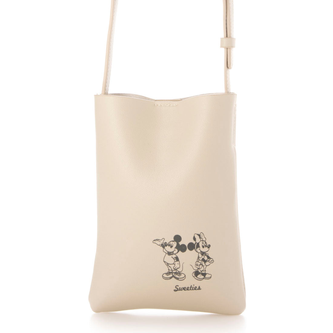 アルシーヴ archives MICKEY&MINNIE/合皮スマホショルダー （IVORY） IVORY