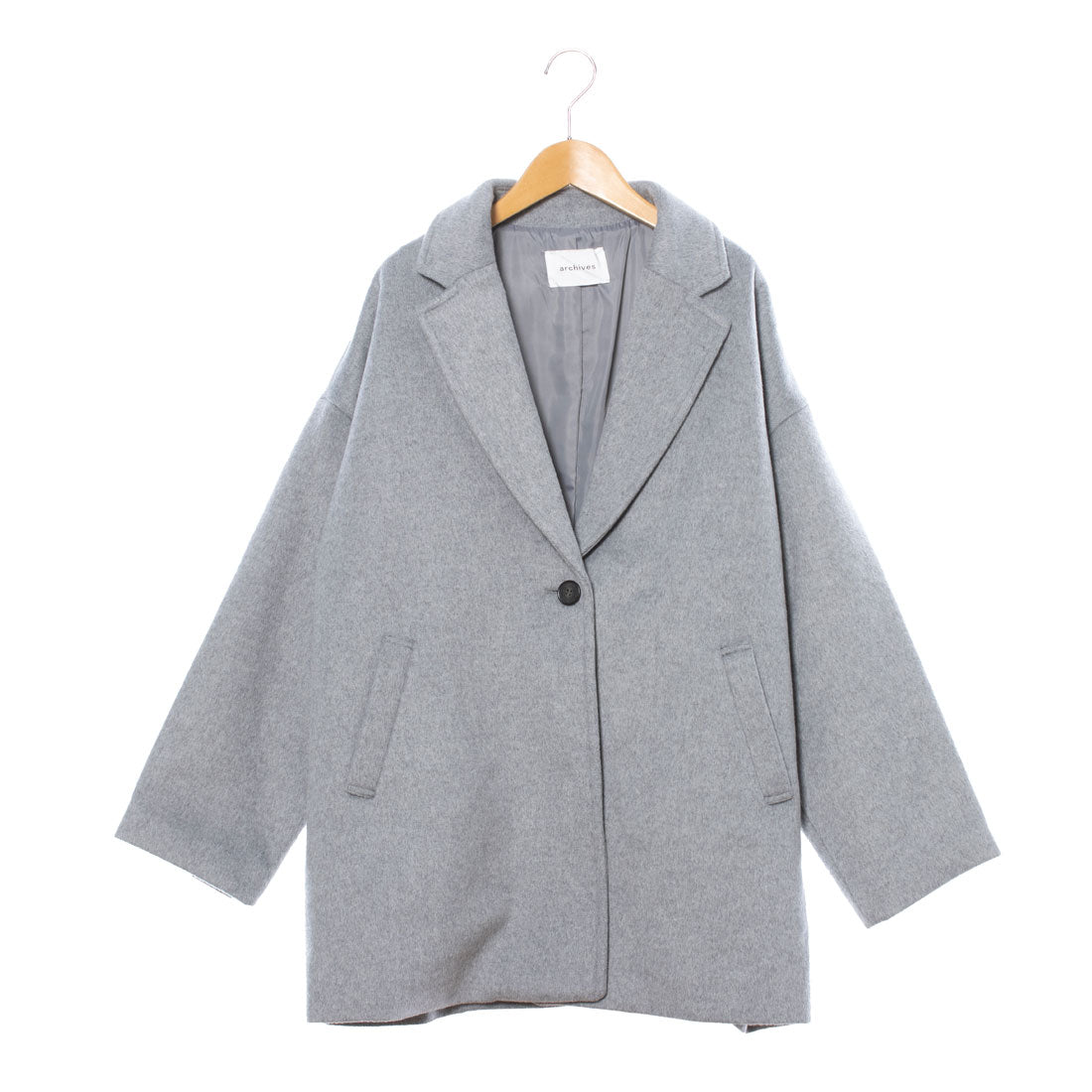 アルシーヴ archives ウールミドルチェスターコート （GRY） GRY