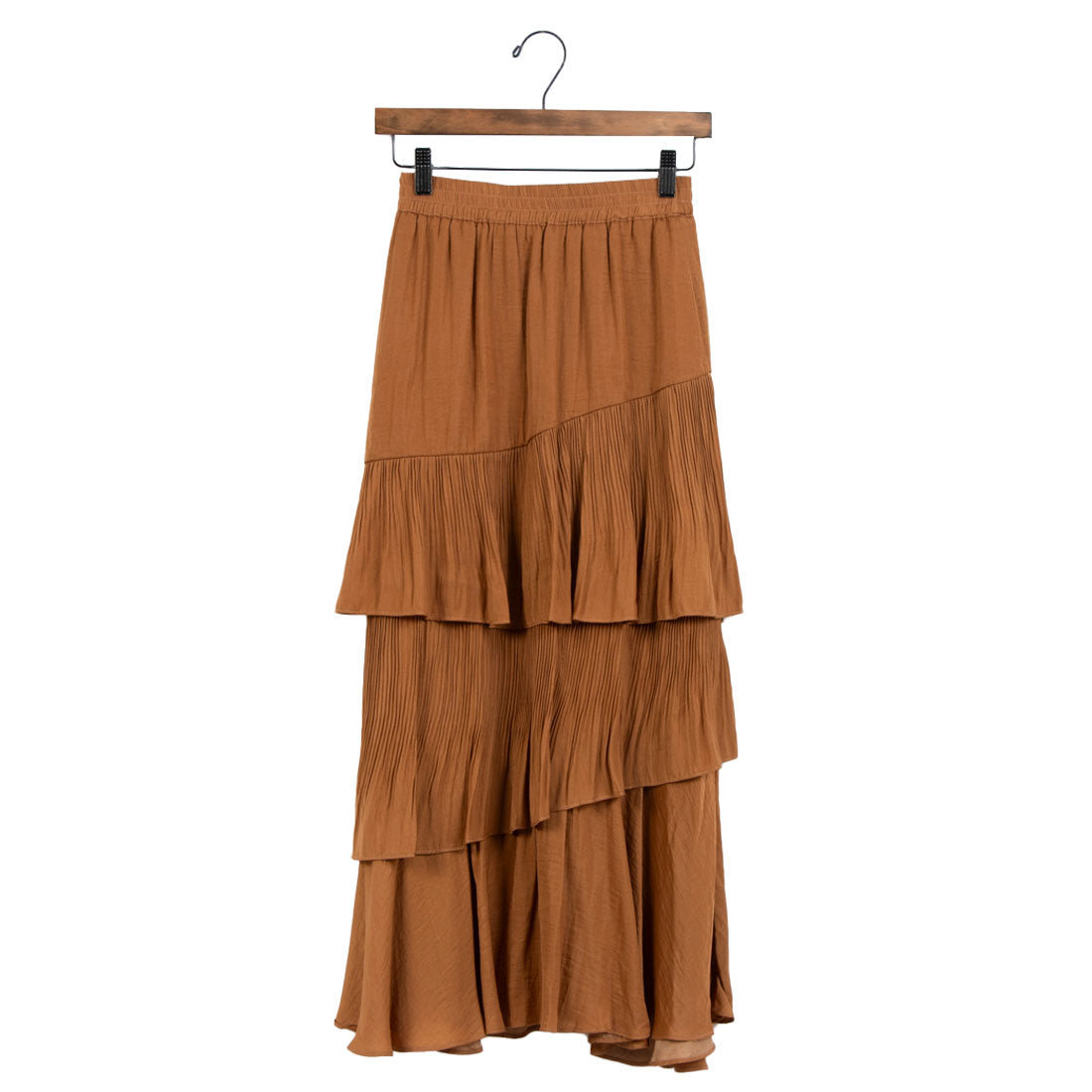 アルシーヴ archives マットサテンアシメフリルティアードスカート （GRY） GRY