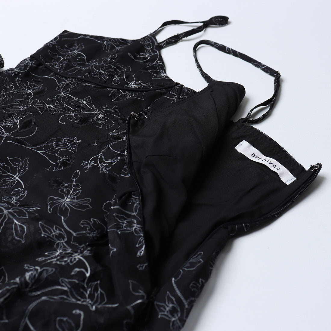 アルシーヴ archives シアーJQサイドティアードキャミワンピース （BLK） BLK