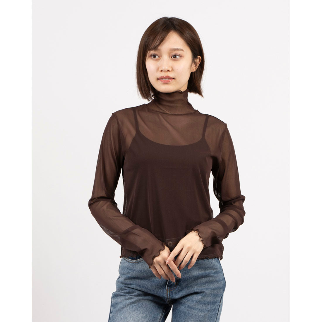 アルシーヴ archives ルーズネックカットTOPS （BRN） BRN