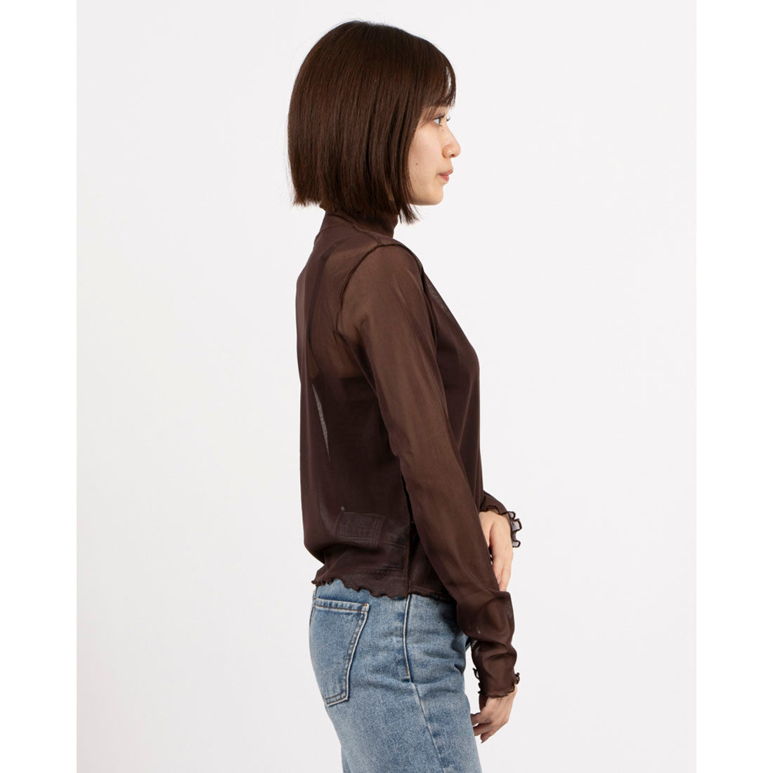 アルシーヴ archives ルーズネックカットTOPS （BRN） BRN