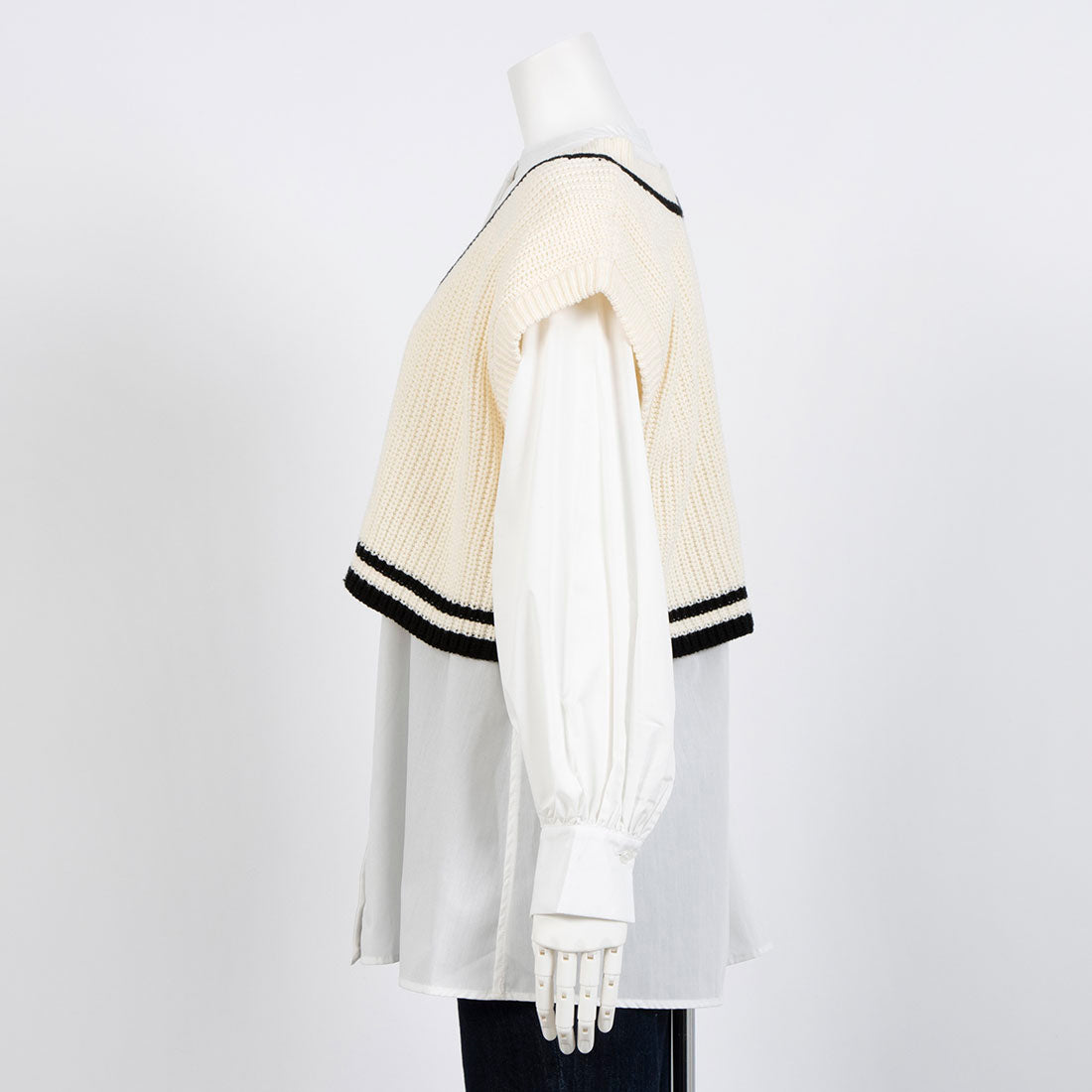 アルシーヴ archives チルデンニット×ブラウス （OFWH） OFWH