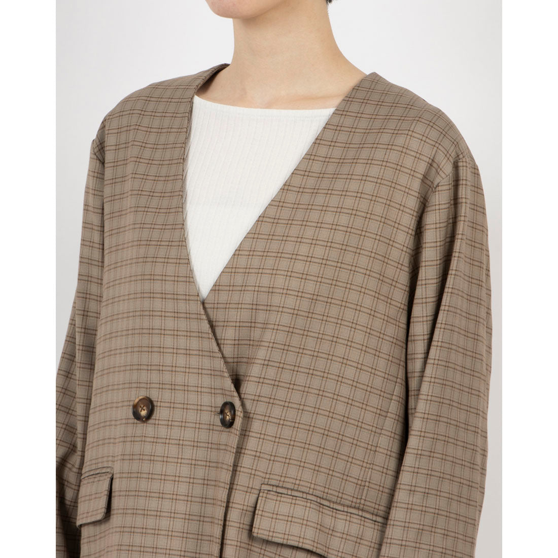 アルシーヴ archives Check Jacket