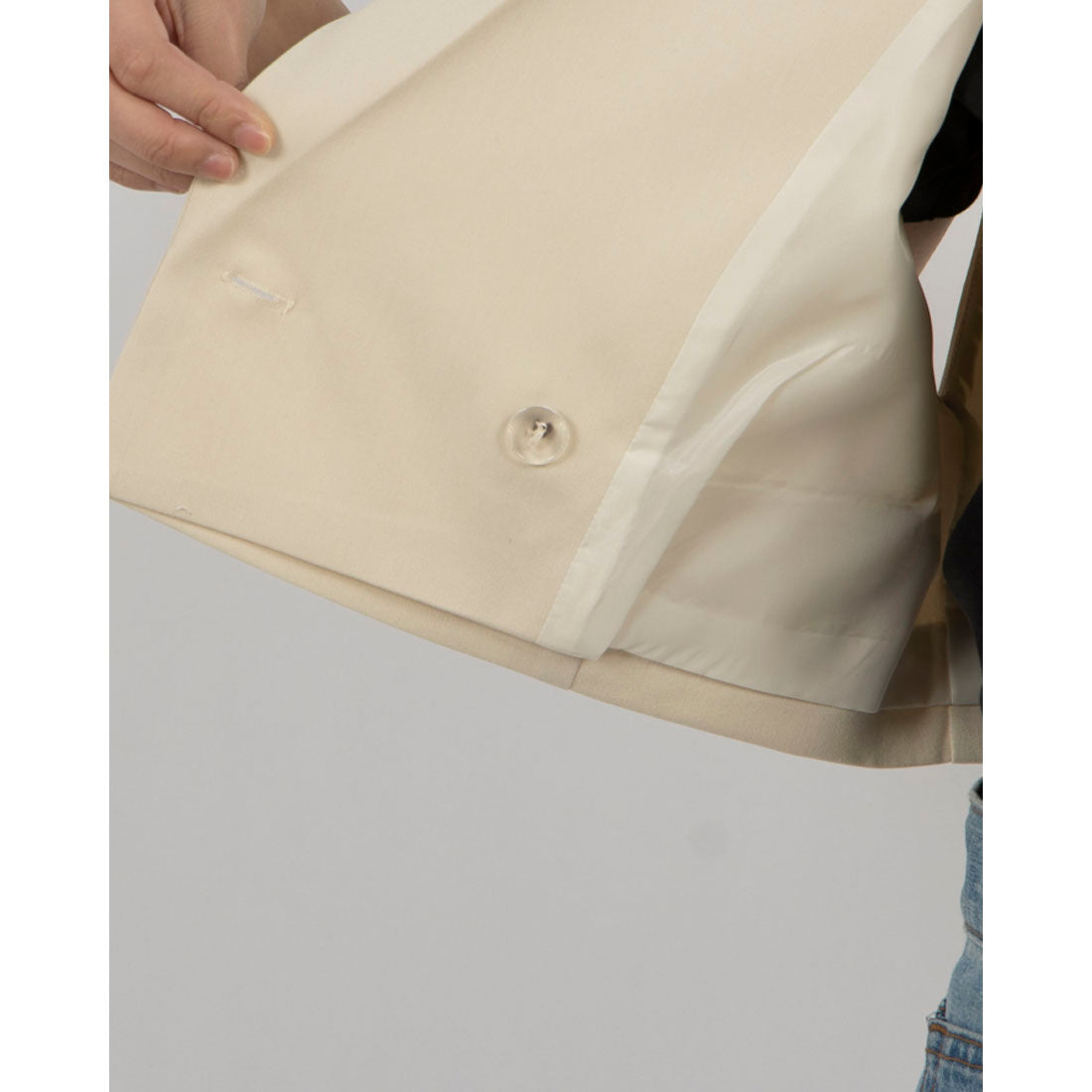 archives archives flap pocket short tailored vest