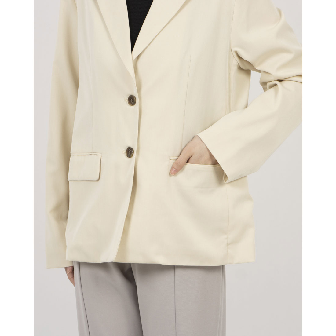 archives archives slit sleeve tailored jacket