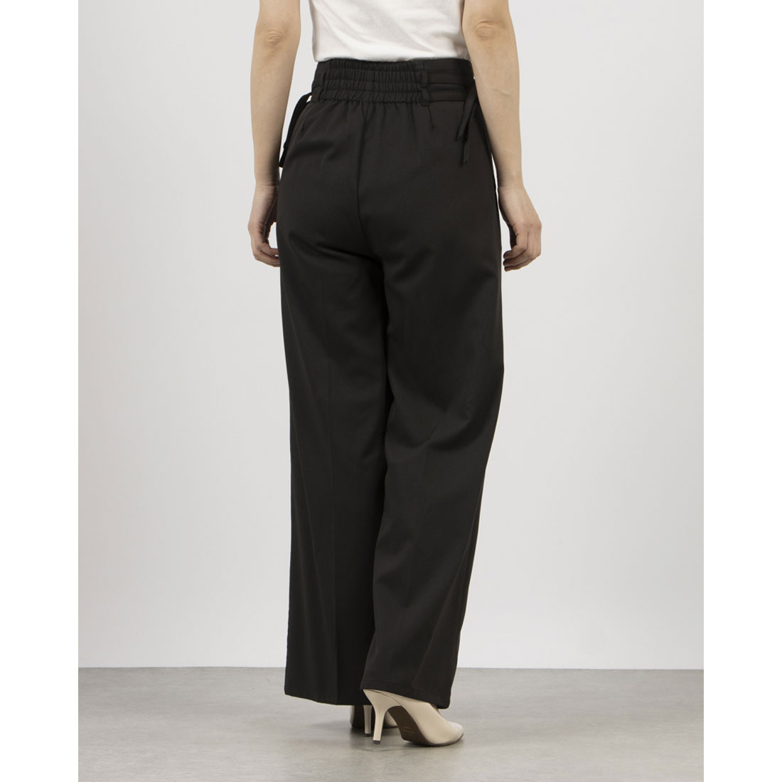 archives archives side double belt wide pants