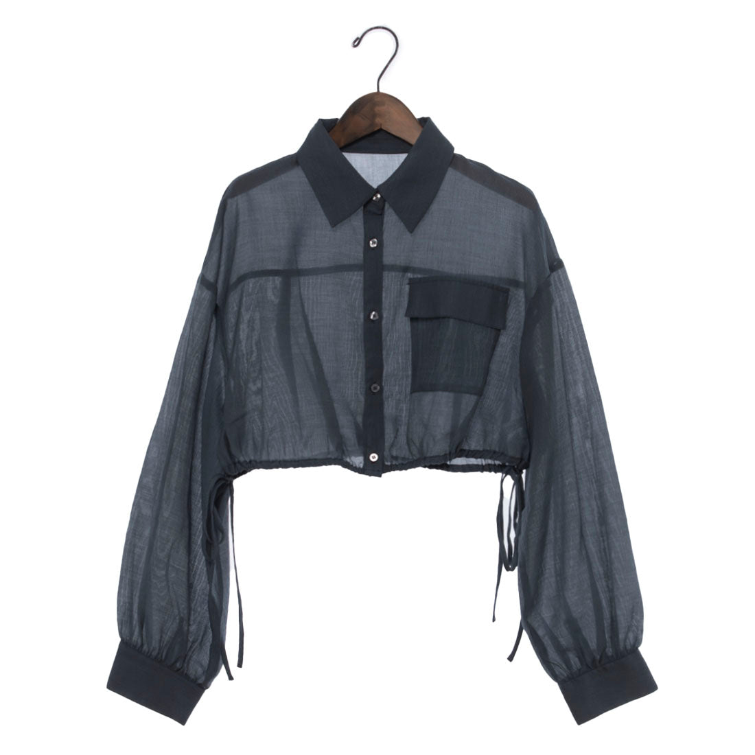 archives archives flap pocket drawstring short shirt