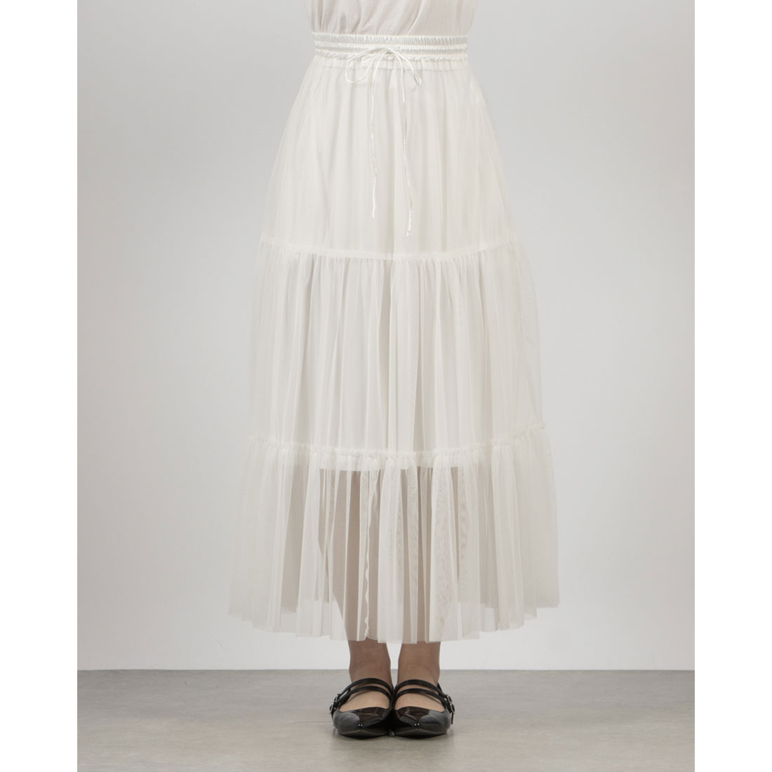 アルシーヴ archives チュールボリュームティアードスカート