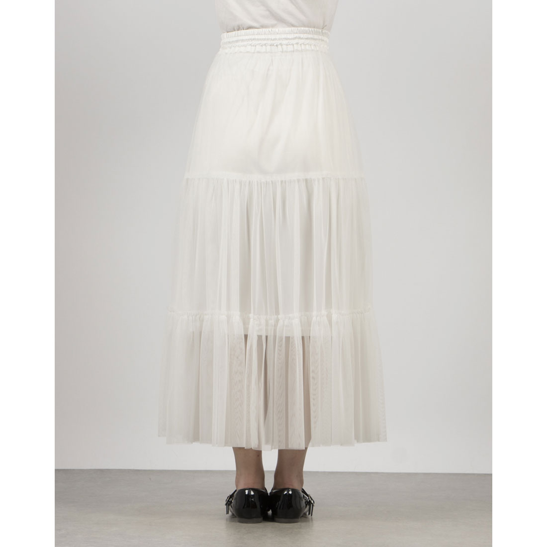 アルシーヴ archives チュールボリュームティアードスカート