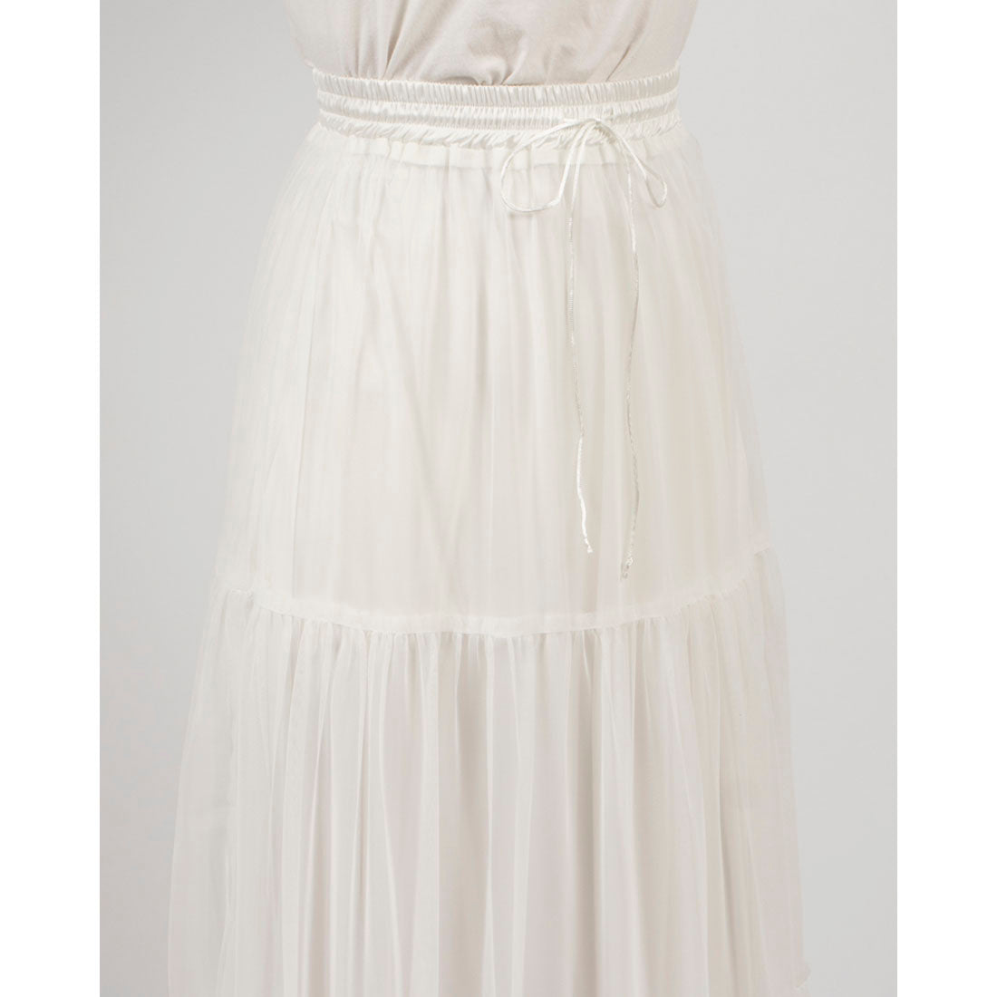 アルシーヴ archives チュールボリュームティアードスカート