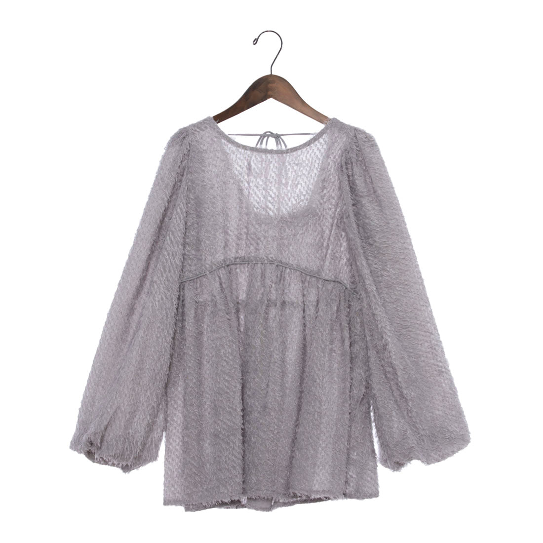 アルシーヴ archives フリンジバルーンスリーブチュニック （GRY） GRY
