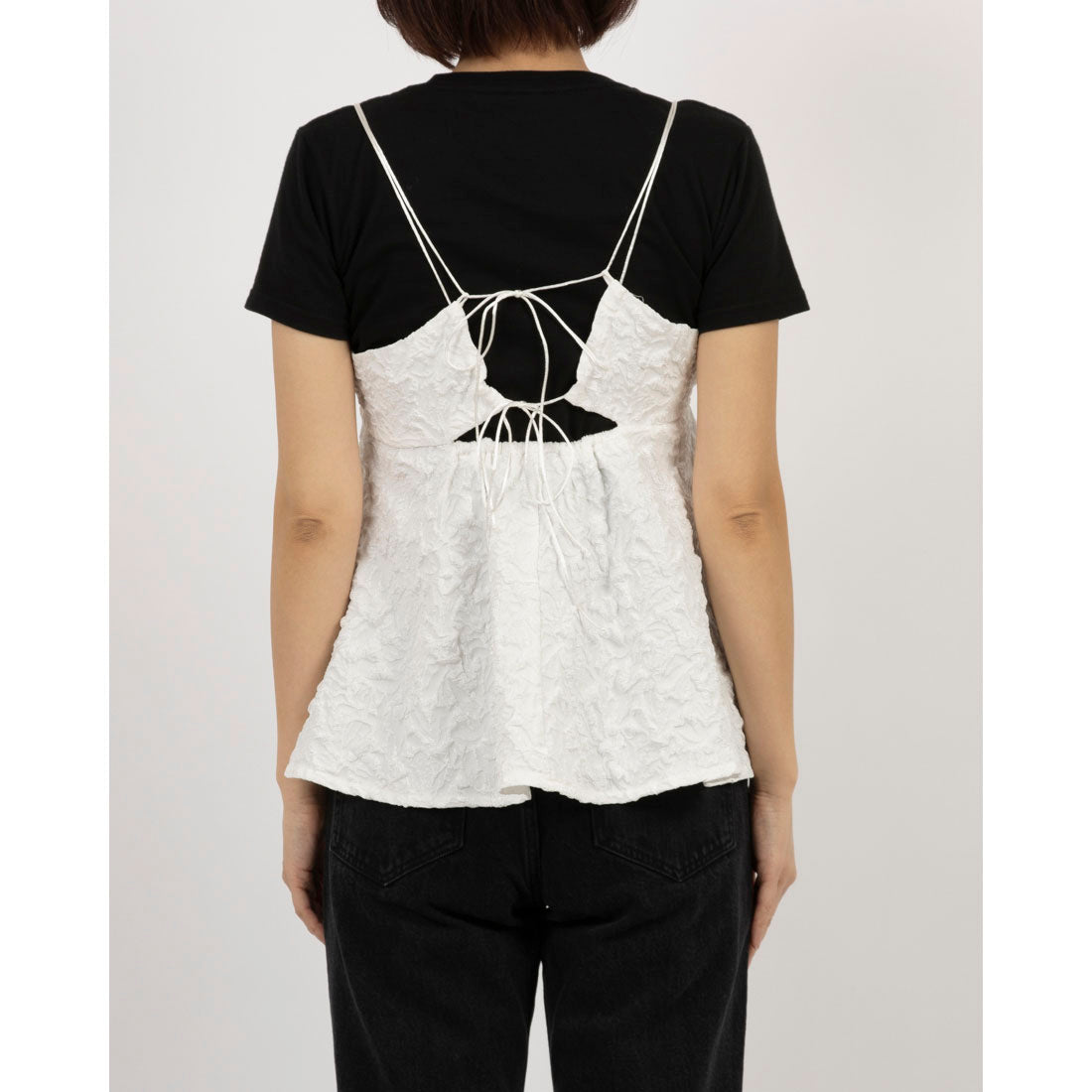 archives archives Backsham Embossed Camisole Tunic
