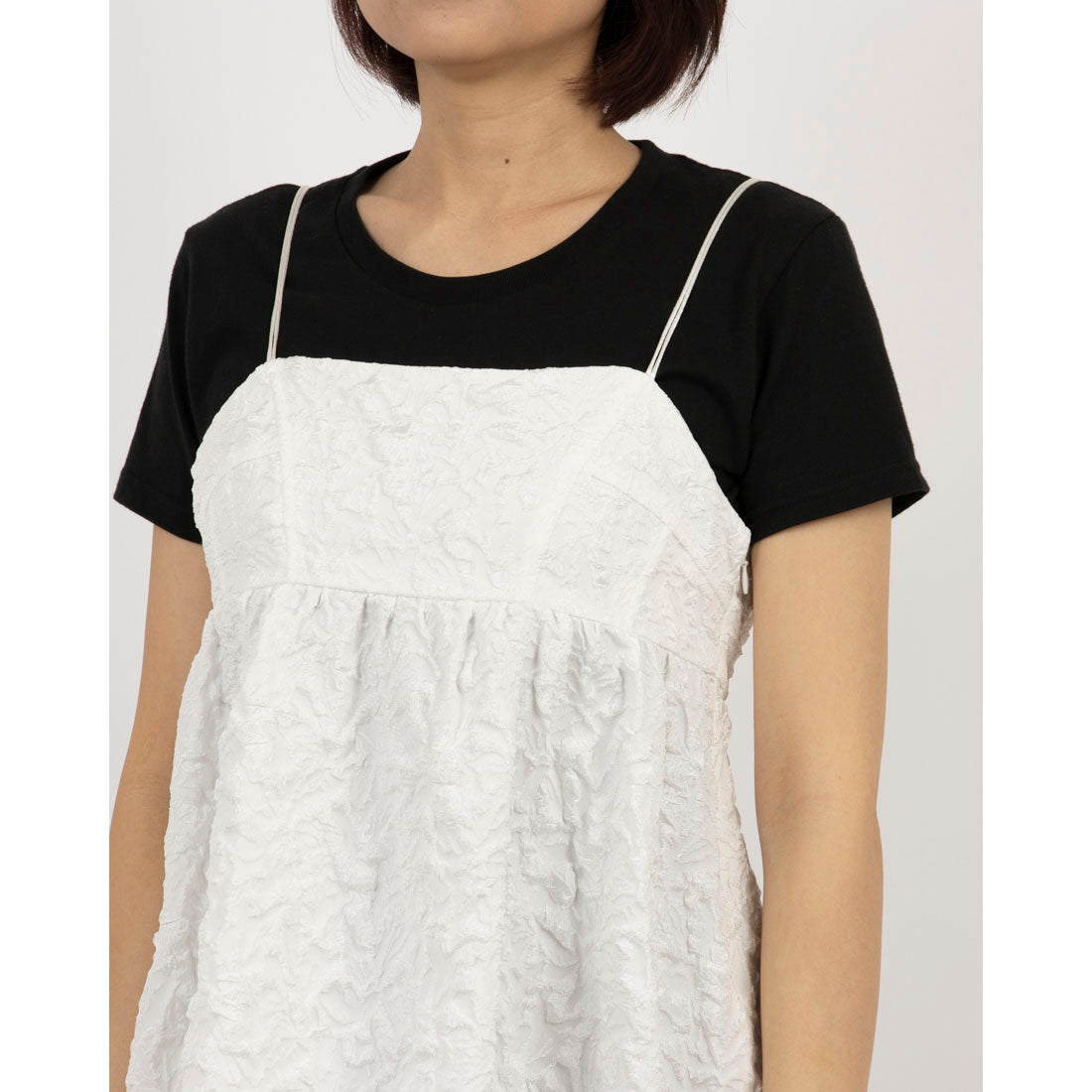 archives archives Backsham Embossed Camisole Tunic