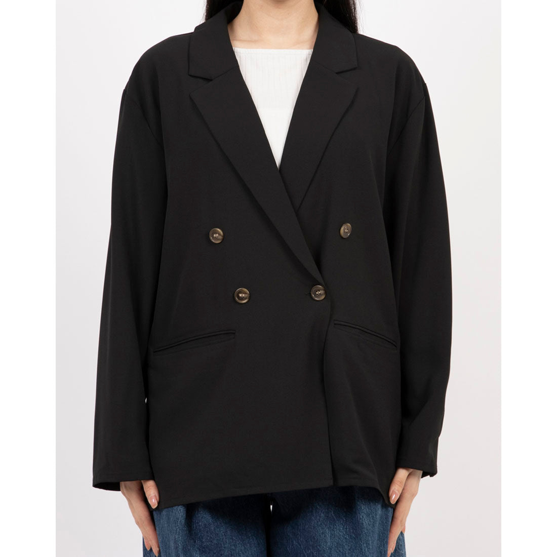 アルシーヴ archives 麻調テーラードジャケット （BLK） BLK