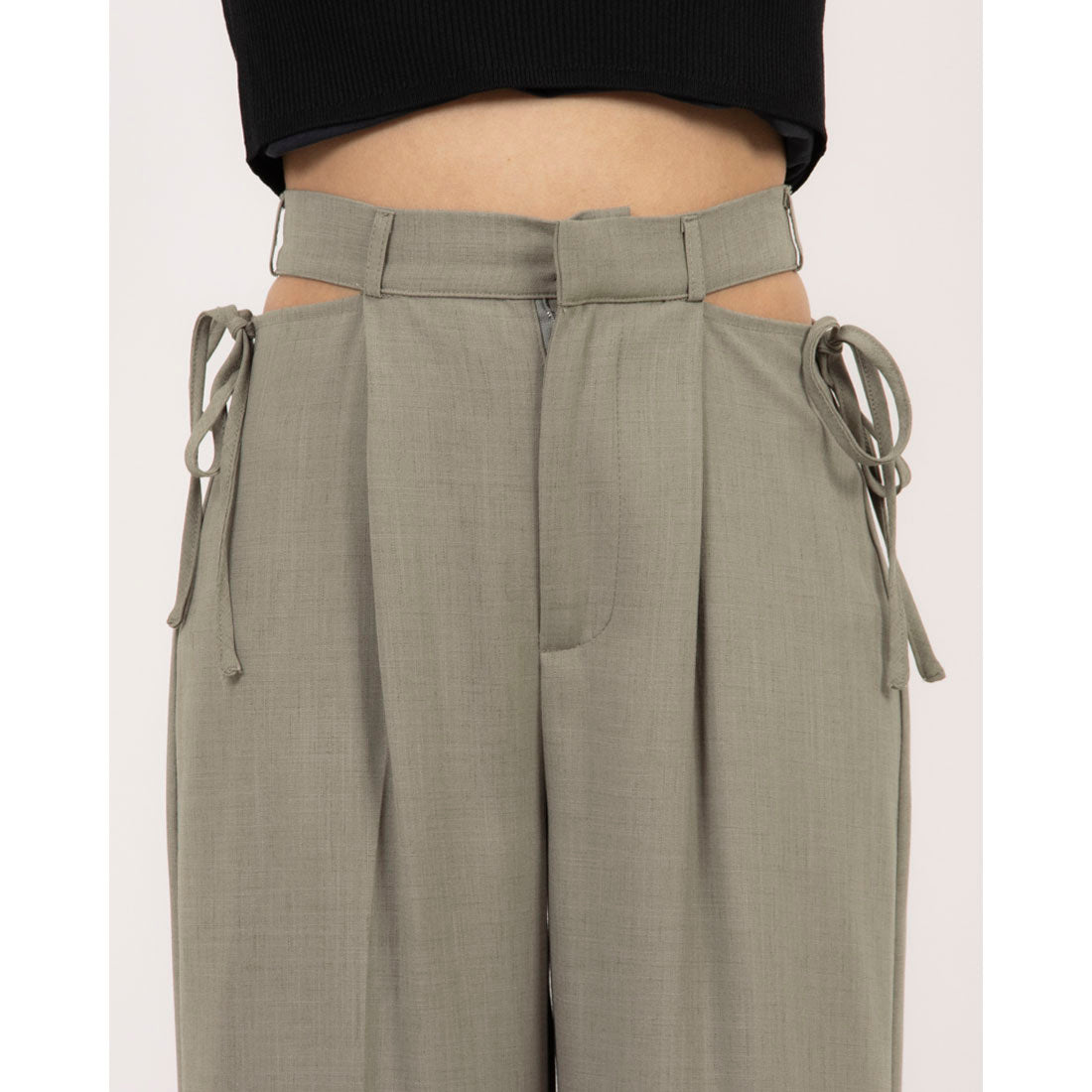 アルシーヴ archives サイドカットアウトスラックス （GRY） GRY