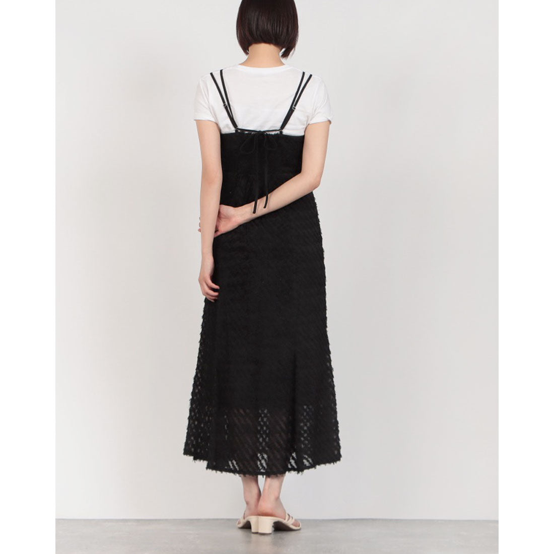 アルシーヴ archives フリンジJQキャミワンピース （OFWH） OFWH