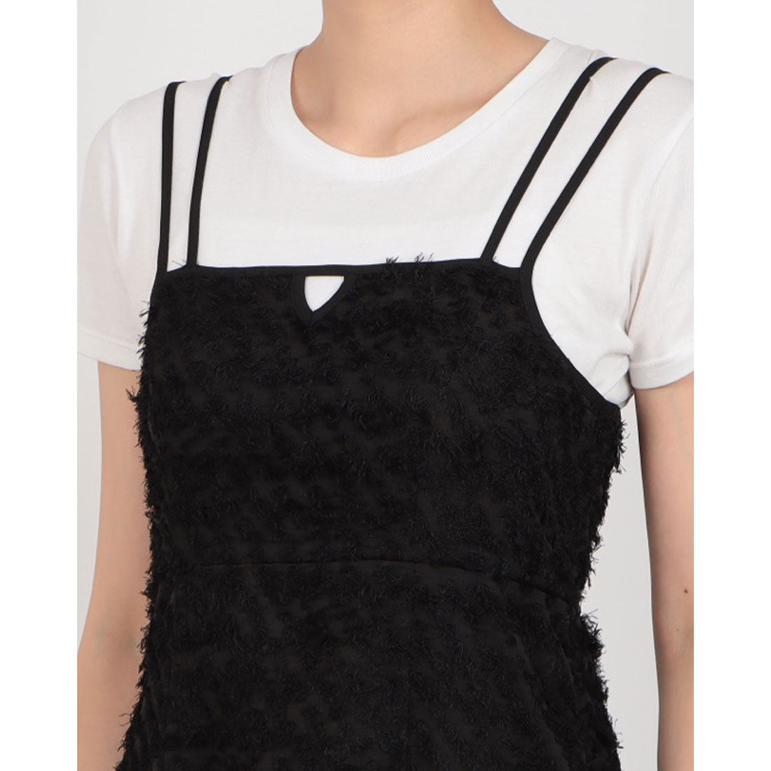 アルシーヴ archives フリンジJQキャミワンピース （OFWH） OFWH