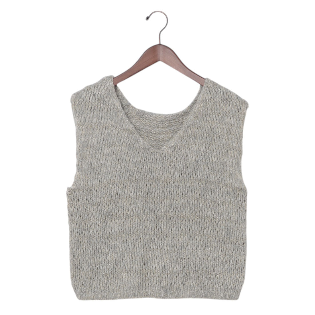 アルシーヴ archives ラメリリヤーンメランジニットベスト （IVO） IVO