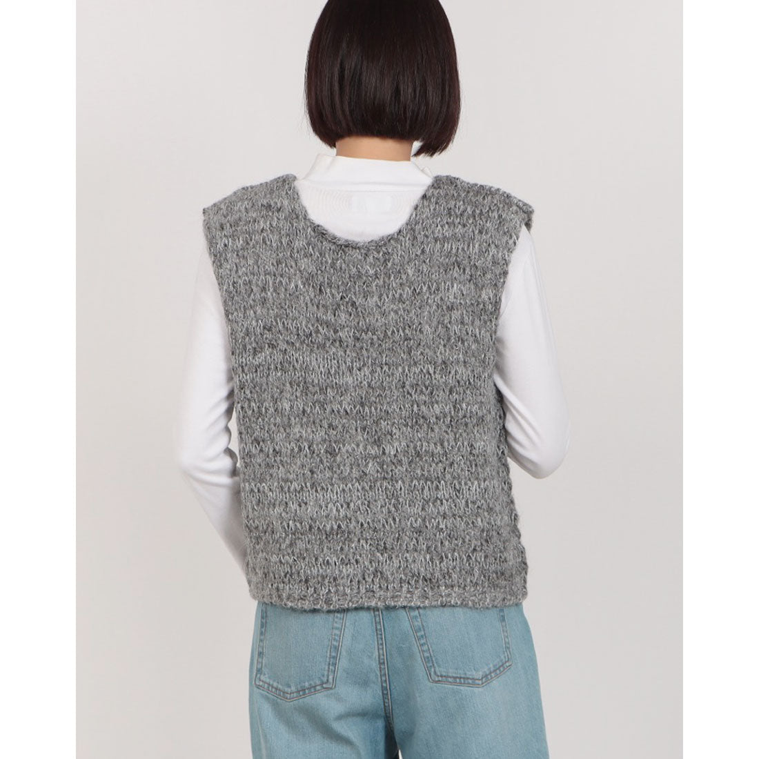 アルシーヴ archives ラメリリヤーンメランジニットベスト （IVO） IVO