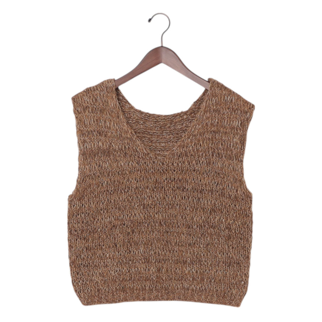 アルシーヴ archives ラメリリヤーンメランジニットベスト （ORN） ORN