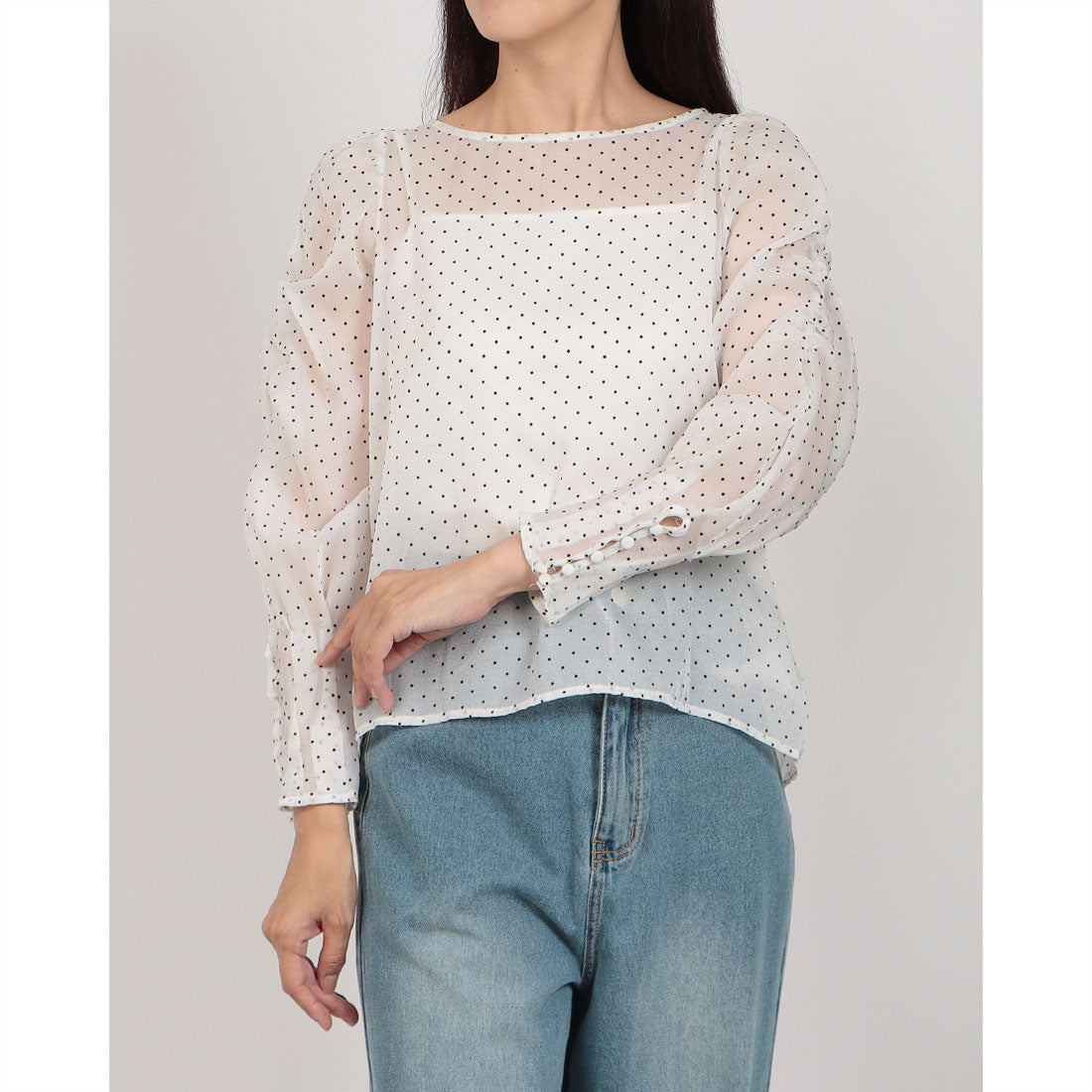アルシーヴ archives シアードットパワショルブラウス （OFWH） OFWH