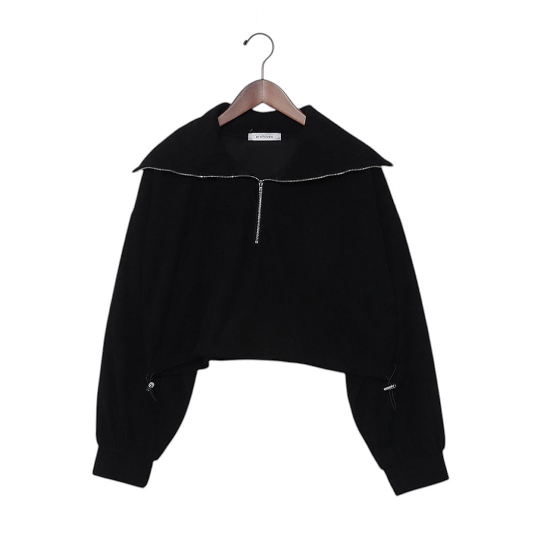 アルシーヴ archives ハーフZIPコーデュロイプルオーバー （BLK） BLK