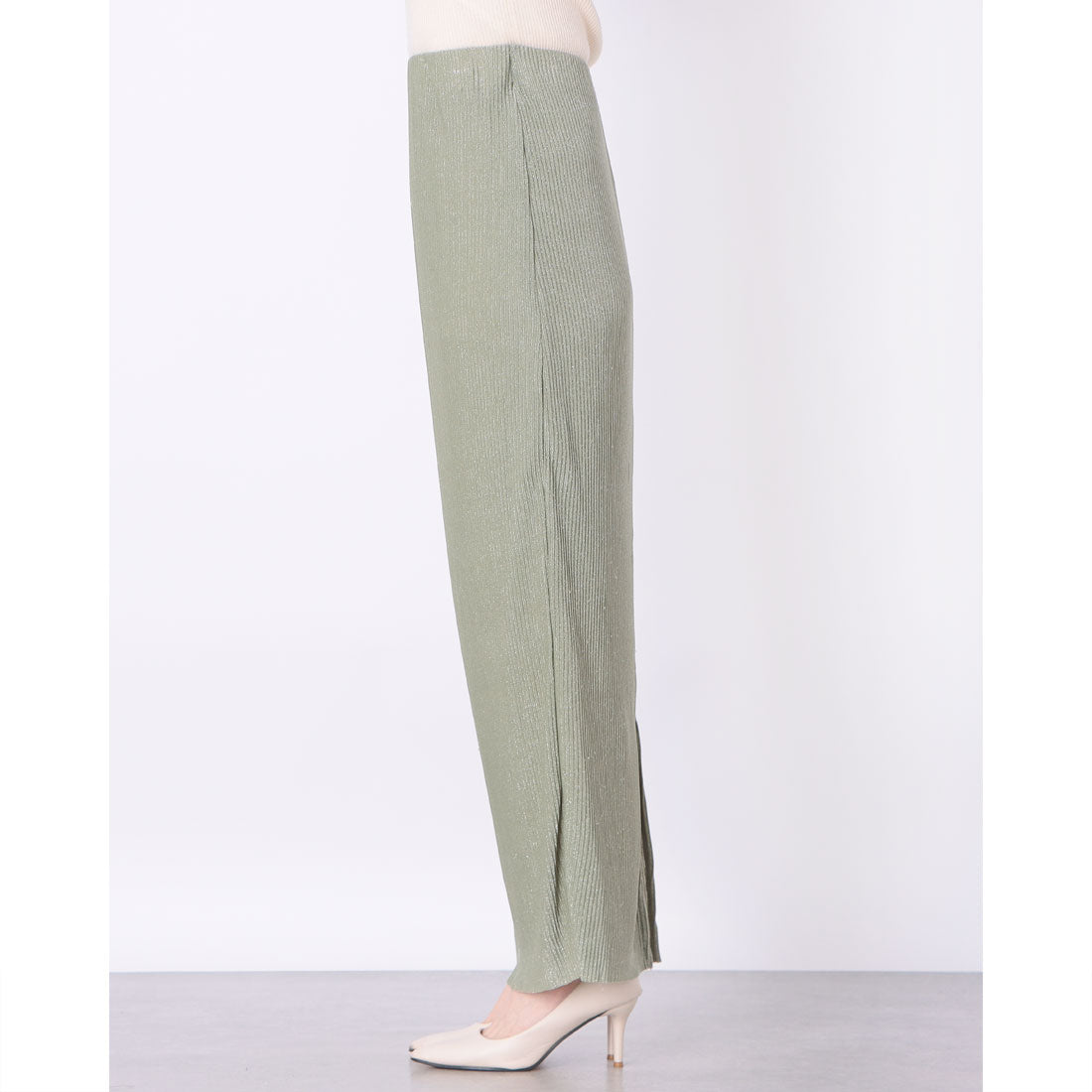 アルシーヴ archives グリッタープリーツタイトスカート （MIGR） MIGR