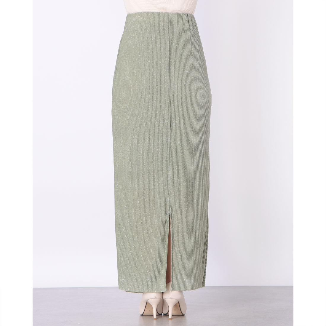 アルシーヴ archives グリッタープリーツタイトスカート （MIGR） MIGR