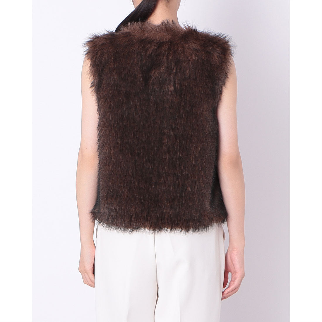 アルシーヴ archives 〈Ltd.〉Fake Fur Vest （BRN） BRN