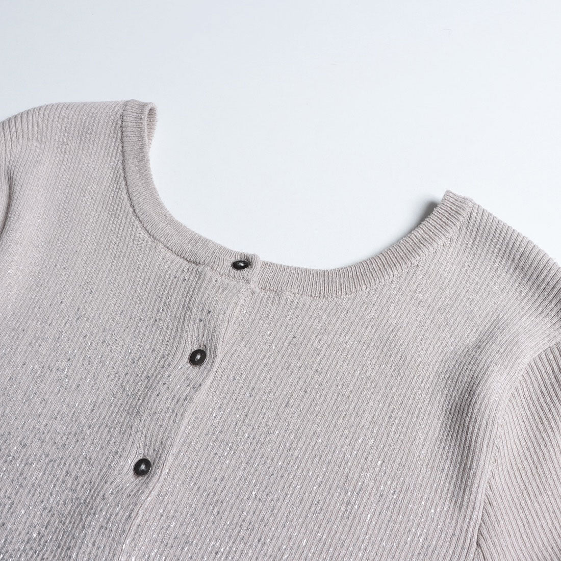 アルシーヴ archives 箔プリントリブニットカーディガン （SIGY） SIGY