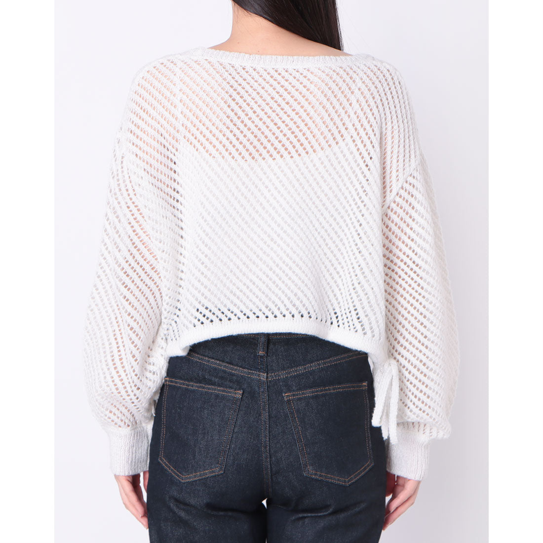 アルシーヴ archives ラメスパンコールメッシュドロストニット （OFWH） OFWH