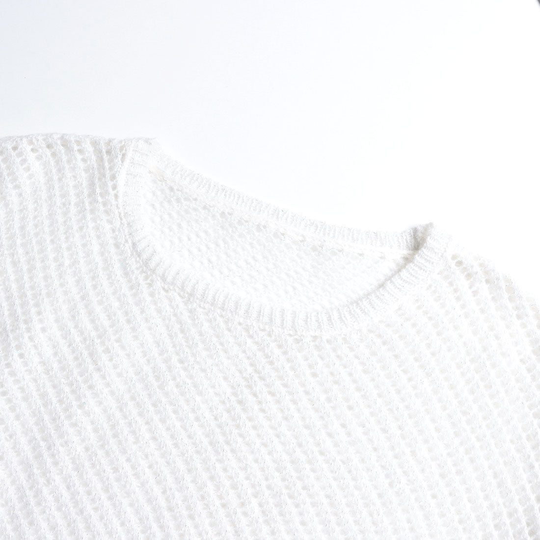 アルシーヴ archives ラメスパンコールメッシュドロストニット （OFWH） OFWH