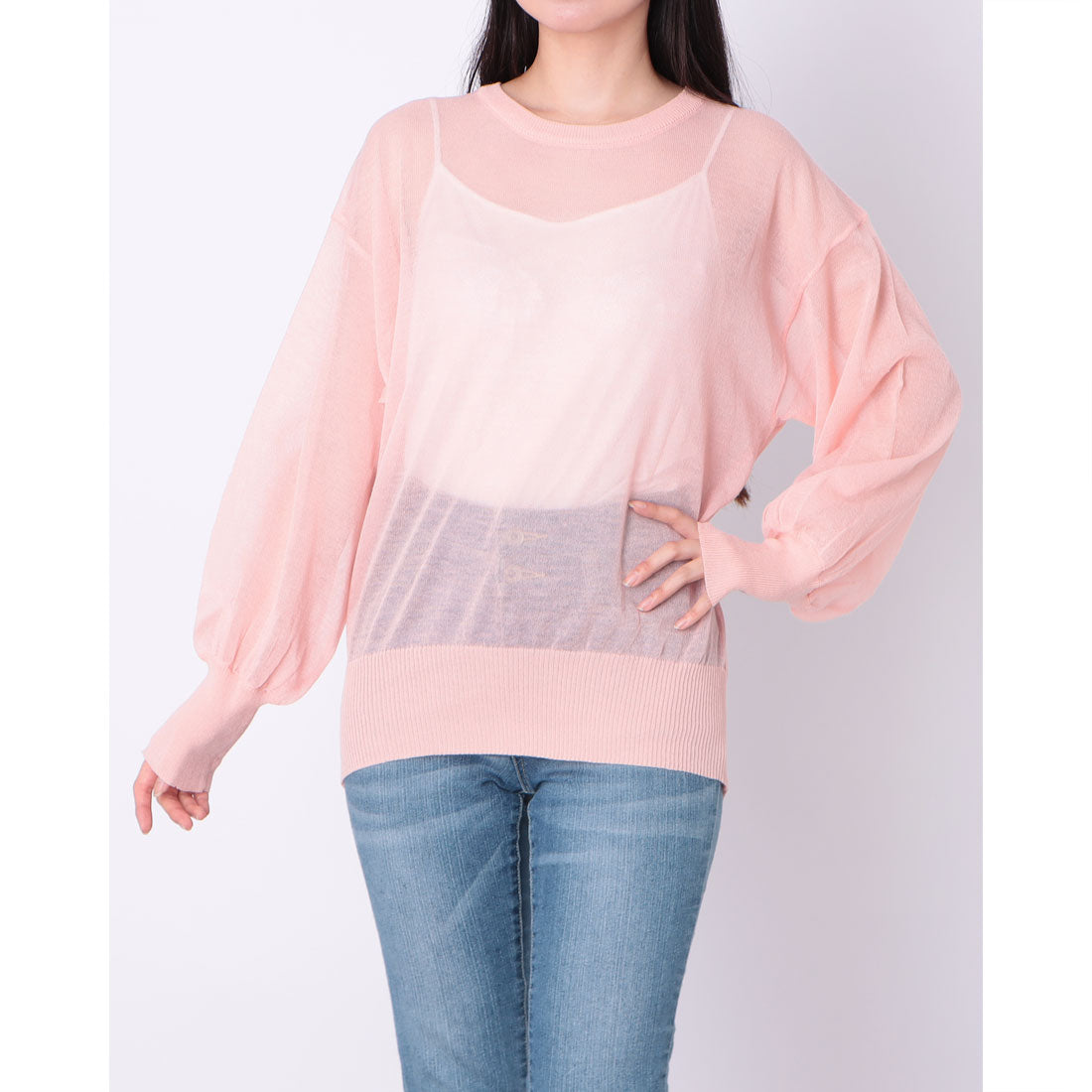 アルシーヴ archives SHEER KNIT （PNK） PNK