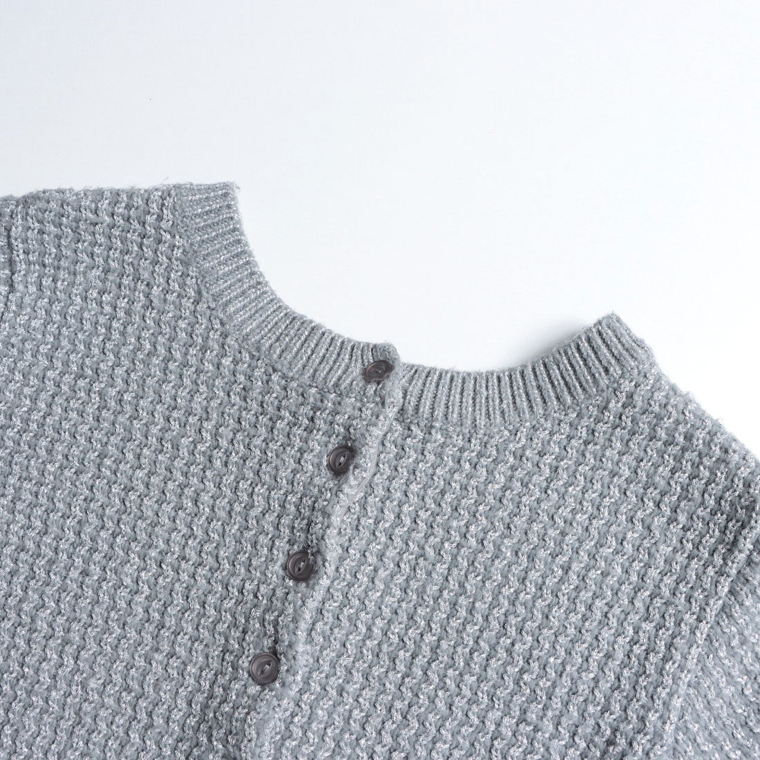 アルシーヴ archives 2WAYウェーブラメニットカーディガン （GRY） GRY