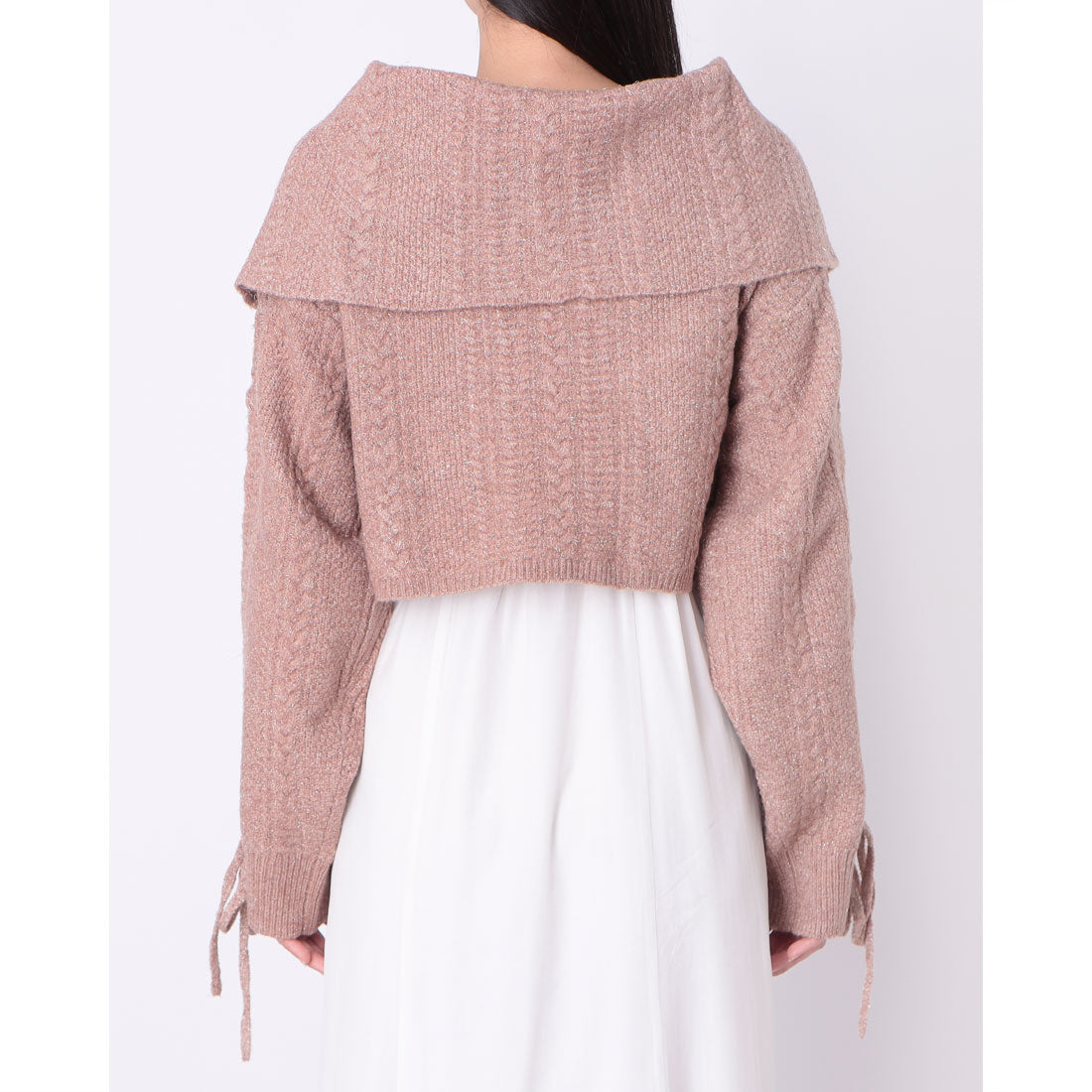 アルシーヴ archives BIGカラーレースUPラメケーブルニットCD （PIBE） PIBE