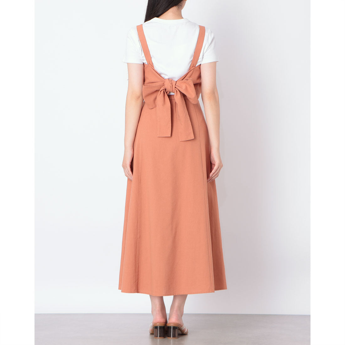 アルシーヴ archives リネン風マルチWAYスカート （ORANGE） ORANGE