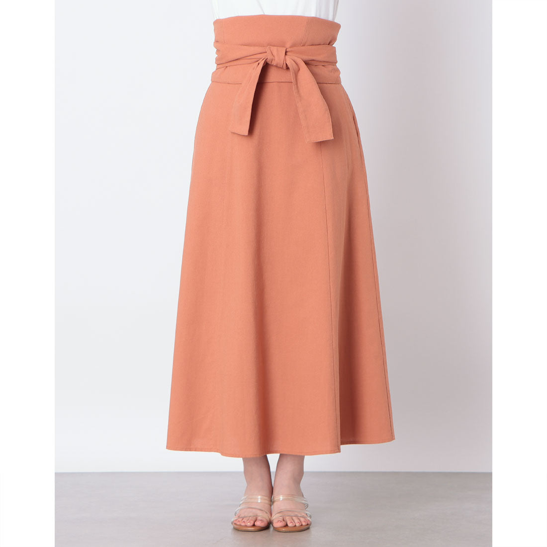 アルシーヴ archives リネン風マルチWAYスカート （ORANGE） ORANGE