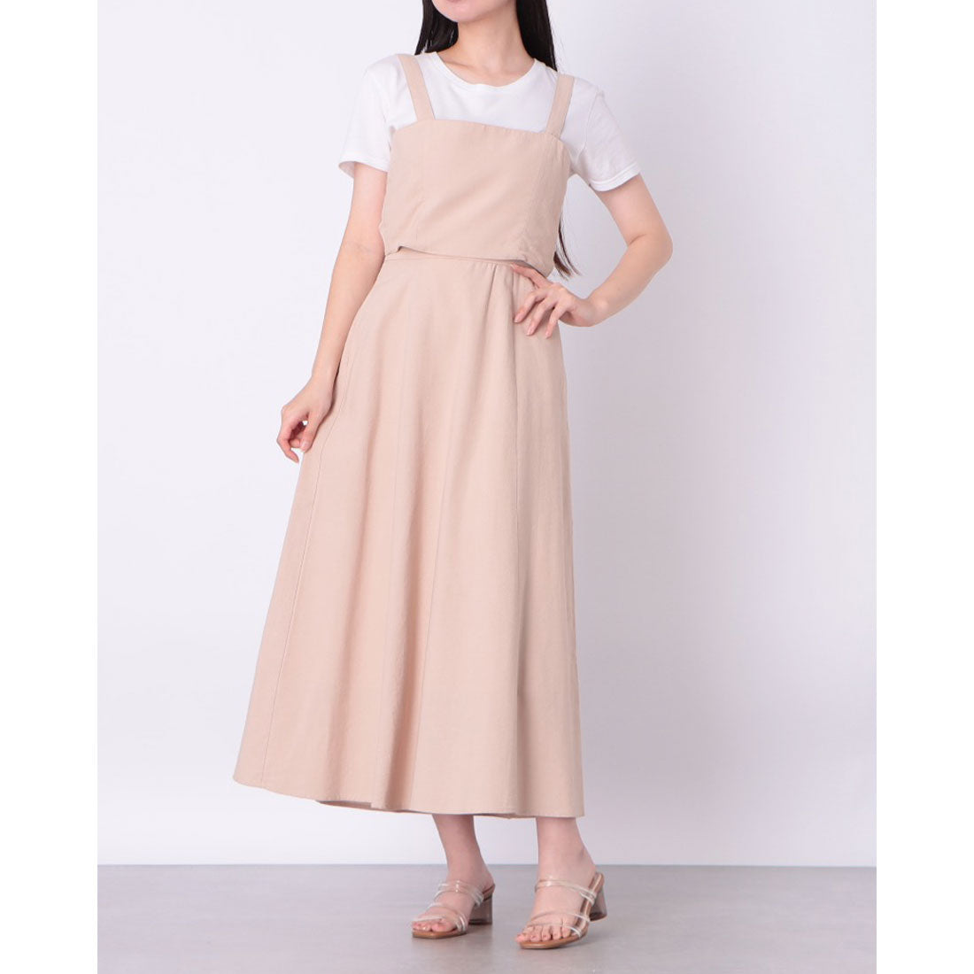 アルシーヴ archives リネン風マルチWAYスカート （BEIGE） BEIGE