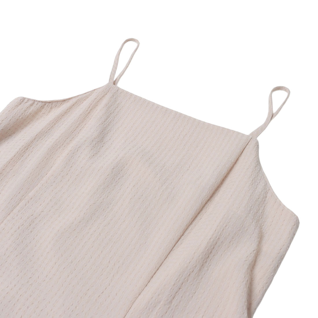 アルシーヴ archives シアーチェックマーメイドキャミワンピース+2Wayクロップドブラウスセット （BEIGE） BEIGE