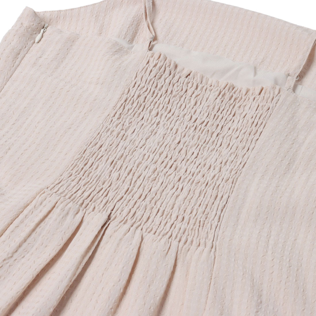 アルシーヴ archives シアーチェックマーメイドキャミワンピース+2Wayクロップドブラウスセット （BEIGE） BEIGE