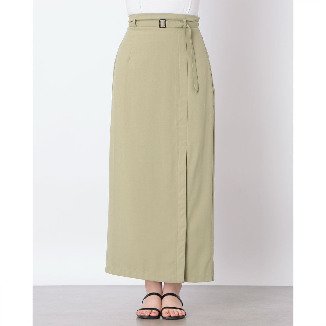 アルシーヴ archives ボタンスリットラップスカート （YELLOW） YELLOW