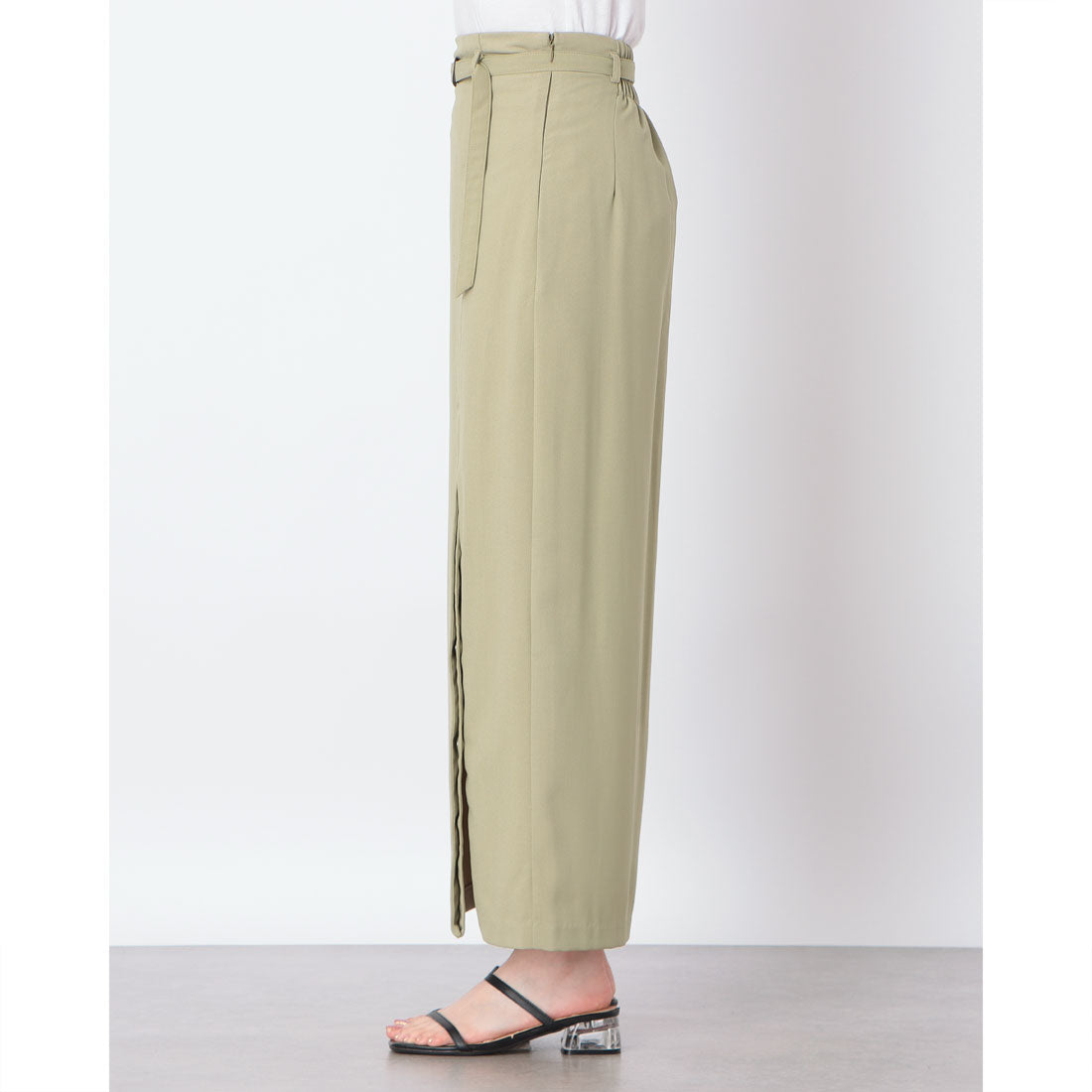 アルシーヴ archives ボタンスリットラップスカート （YELLOW） YELLOW