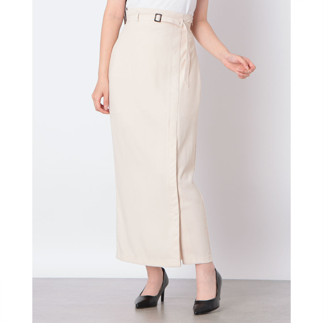 アルシーヴ archives ボタンスリットラップスカート （IVORY） IVORY