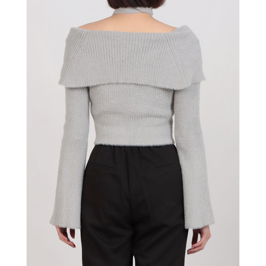 アルシーヴ archives チョーカーオフショルフェザーニット （GRY） GRY